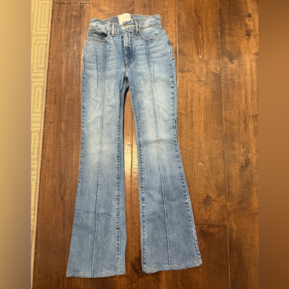 Revice blue denim flare jeans size 26 #star #flare